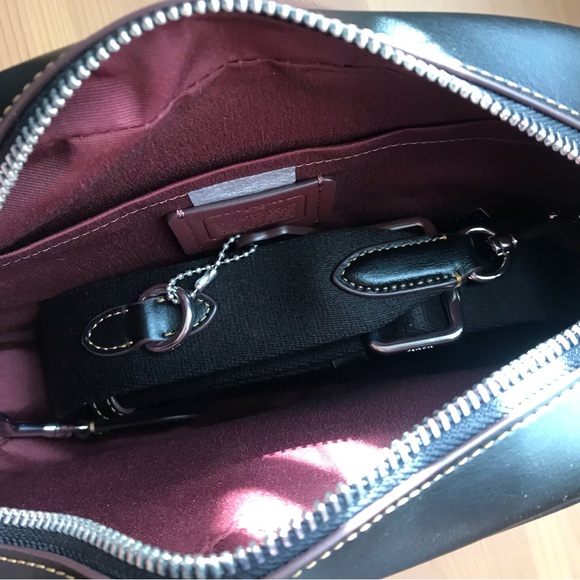 🐆 Coach Jamie Camera Bag In Signature Canvas With Leopard Print - Picture 7 of 11